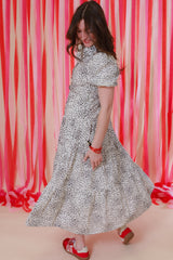 English Factory | Print Button Up Maxi Dress