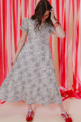 English Factory | Print Button Up Maxi Dress