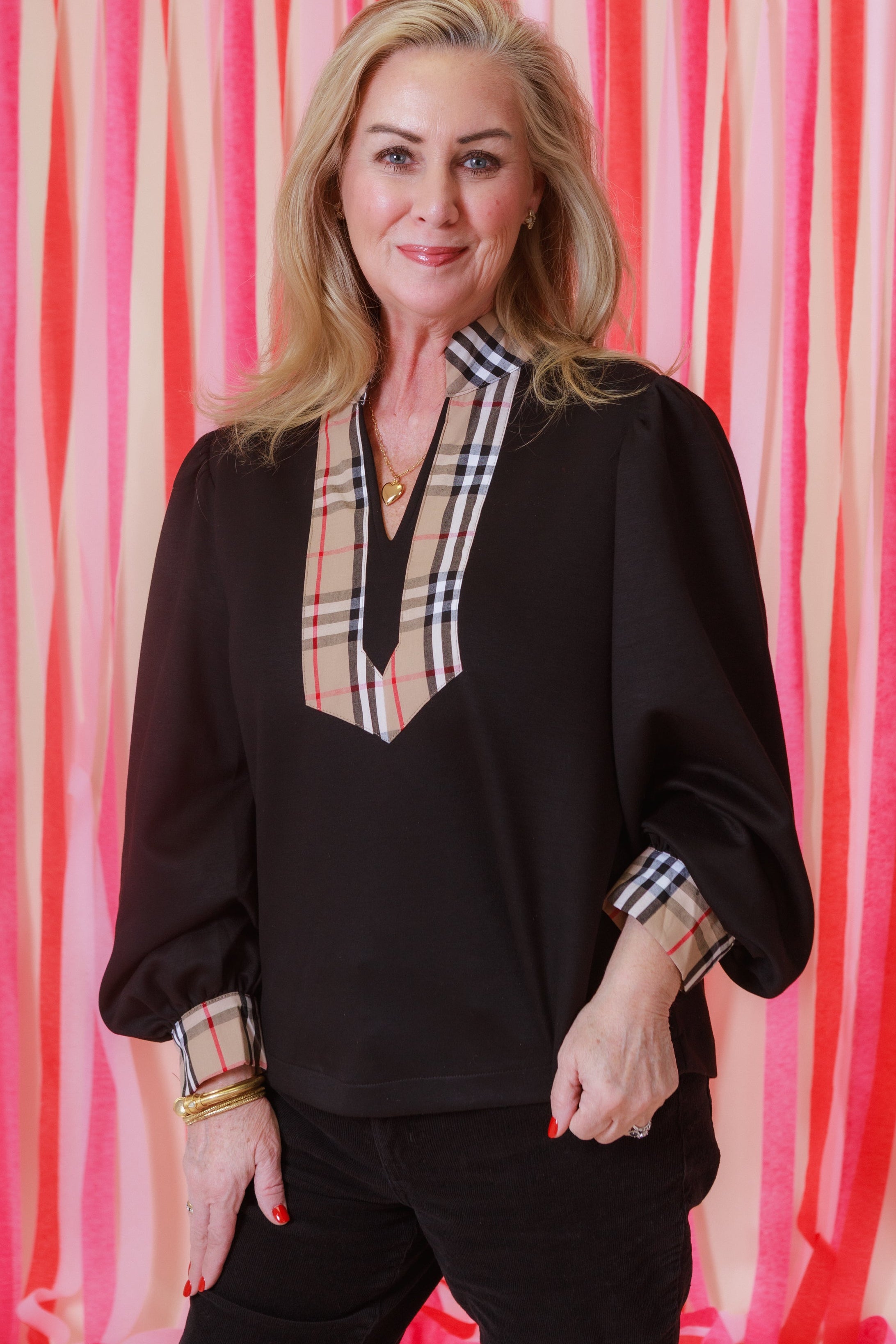 The Briarwood Plaid Top