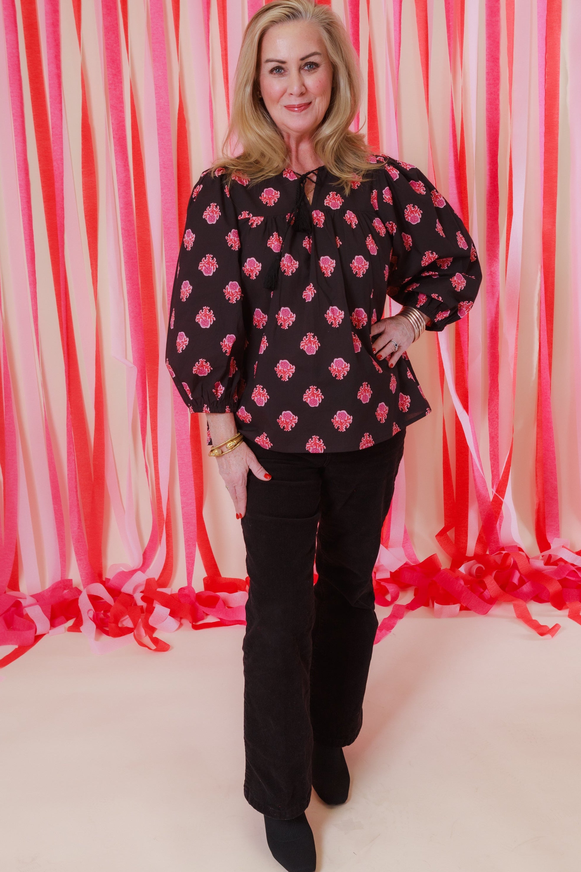 Mudpie | Martie Balloon Sleeve Top