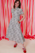 English Factory | Print Button Up Maxi Dress