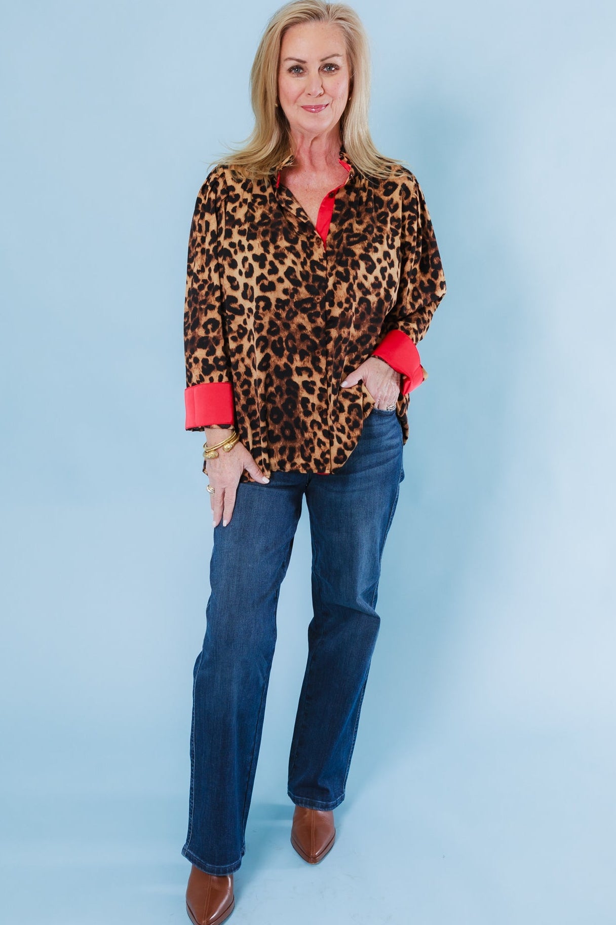 The Scarlet Leopard Top