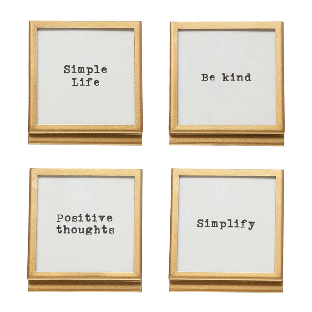 Frame with Easel and Saying - 4 Styles