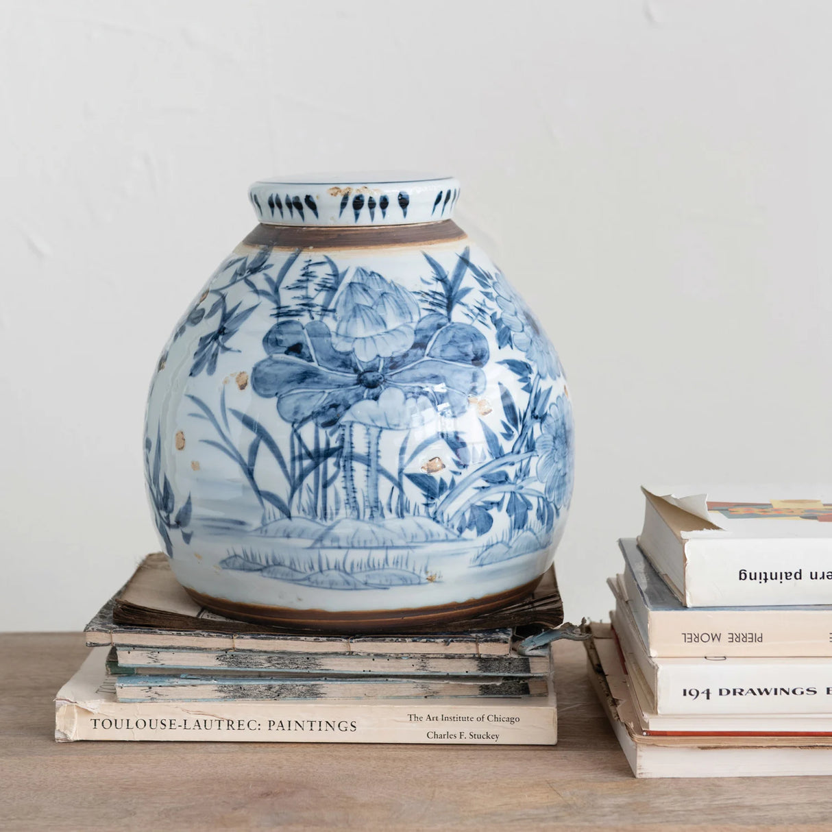 Creative Co-Op | Decorative Stoneware Ginger Jar