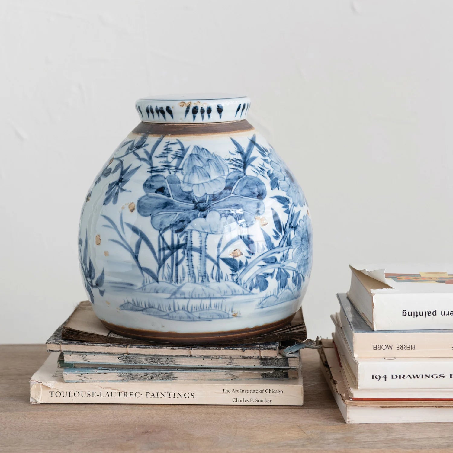 Creative Co-Op | Decorative Stoneware Ginger Jar