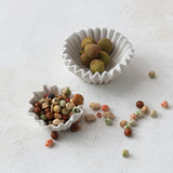 Stoneware Fluted Bowl - White