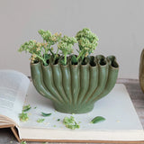 Stoneware Sculptural Vase w/ 9 Sections