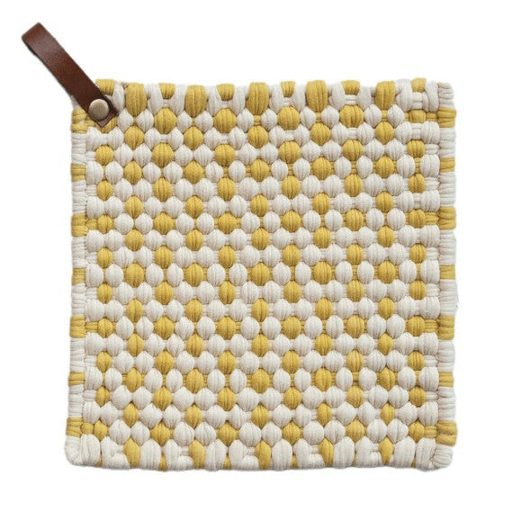 Creative Co-Op | Cotton Crocheted Pot Holder