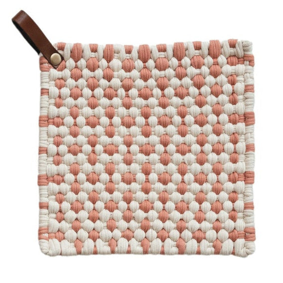 Creative Co-Op | Cotton Crocheted Pot Holder