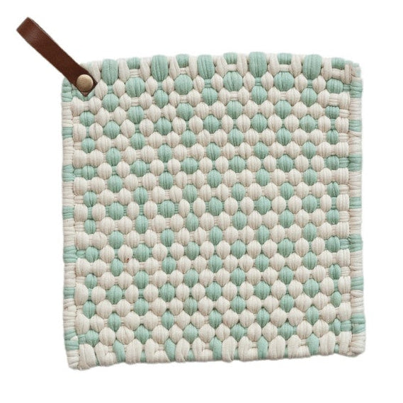 Creative Co-Op | Cotton Crocheted Pot Holder