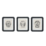 Creative Co-Op | Wood Framed Vase Print - 3 Styles
