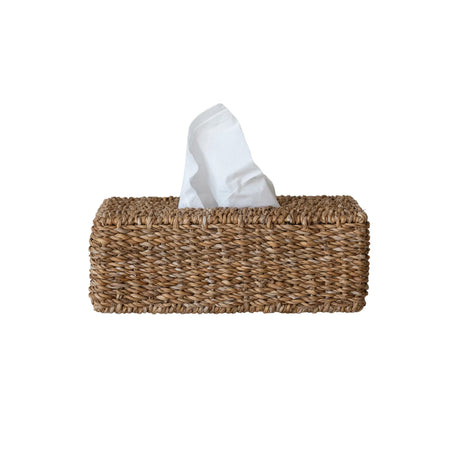 Creative Co-Op | Hand Woven Seagrass Tissue Box