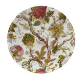 Creative Co-Op | 8 1/2" Round Printed Stoneware Plate with Botanicals