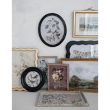 Creative Co-Op | Wood Framed Glass Wall Décor