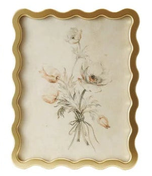 Creative Co-Op | Wood Framed Glass Wall Décor