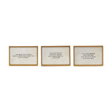 Inspirational Gold Sayings - 3 Styles