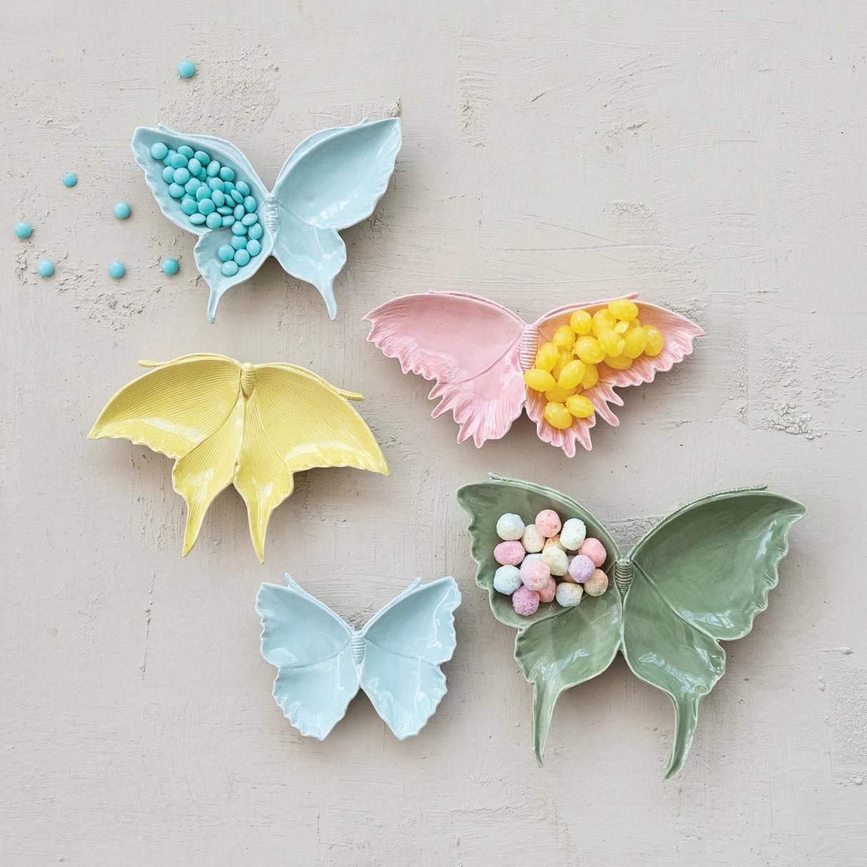 Creative Co-Op | Ceramic Butterfly Shaped Dish