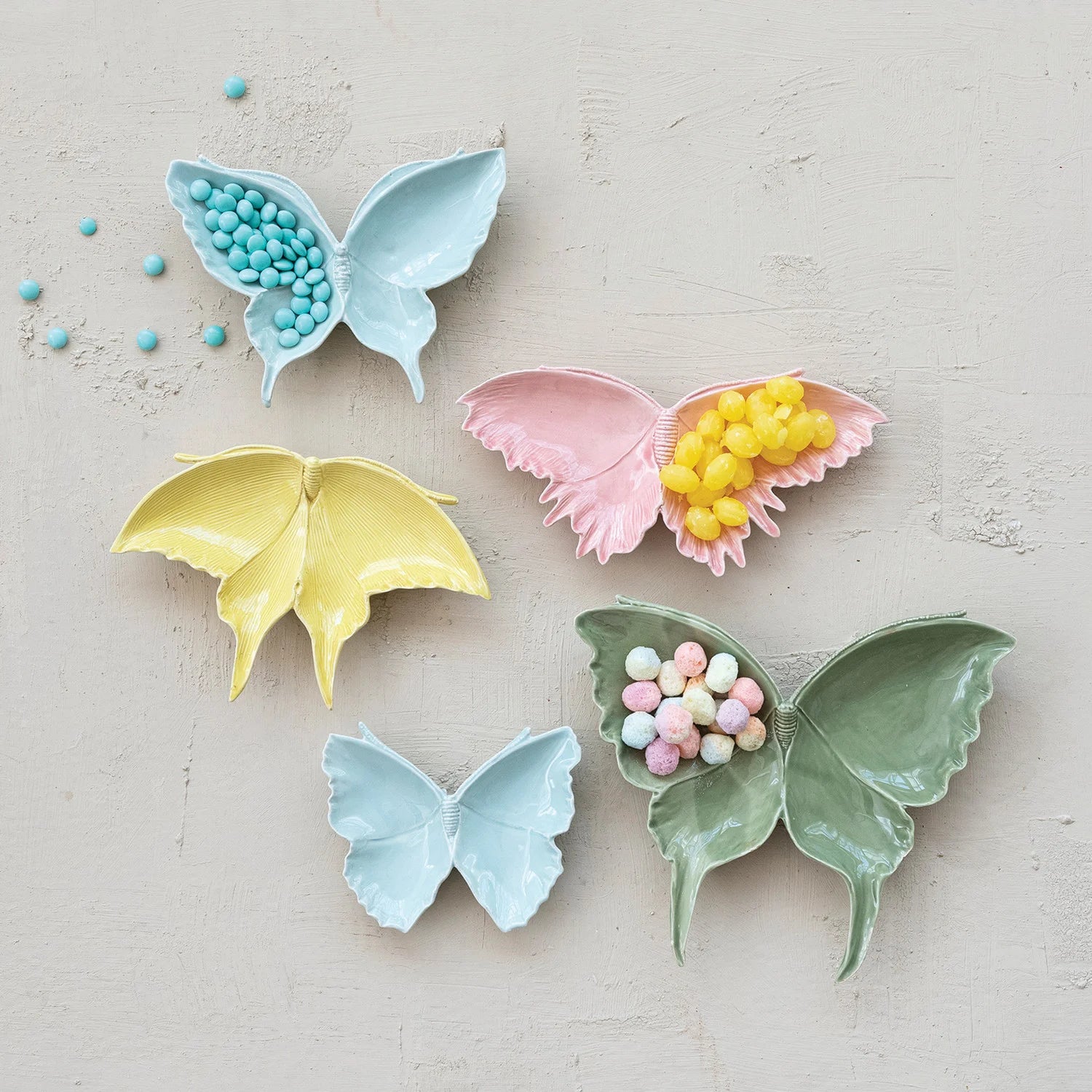 Creative Co-Op | Ceramic Butterfly Shaped Dish