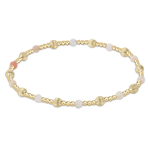 Enewton | Dignity Sincerity Pattern 4mm Bead Bracelet - Pink Opal