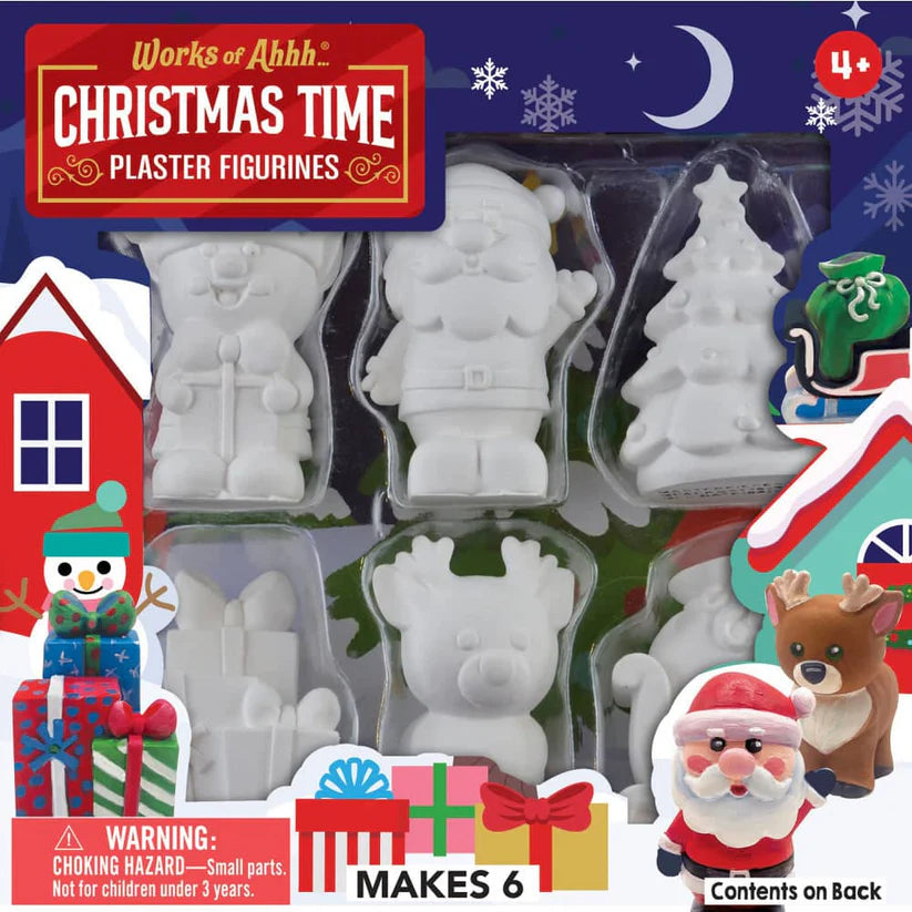 Christmas Time Plaster Figurine