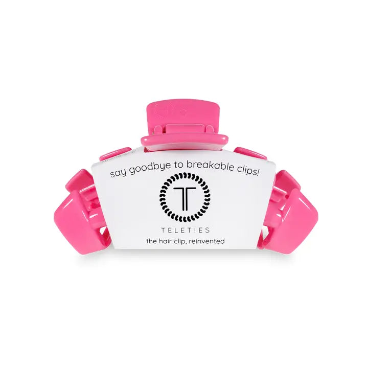 Teleties | Classic Paradise Pink Small Hair Clip