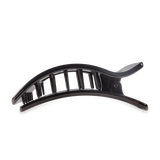 Teleties | Flat Rectangle Hair Clip | Large | Jet Black