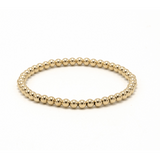 4mm 14k Gold Filled Karma waterproof bracelet: 7"
