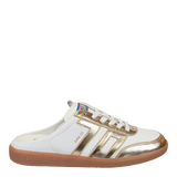 Back70 | Easter Backless Sneakers in Metallic Gold