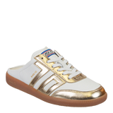Back70 | Easter Backless Sneakers in Metallic Gold