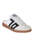 Back 70 | Easter Backless Sneakers in White Black