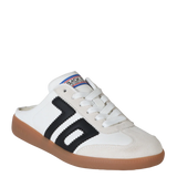 Back 70 | Easter Backless Sneakers in White Black