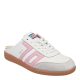 Back 70 | Easter Backless Sneakers in White Pink