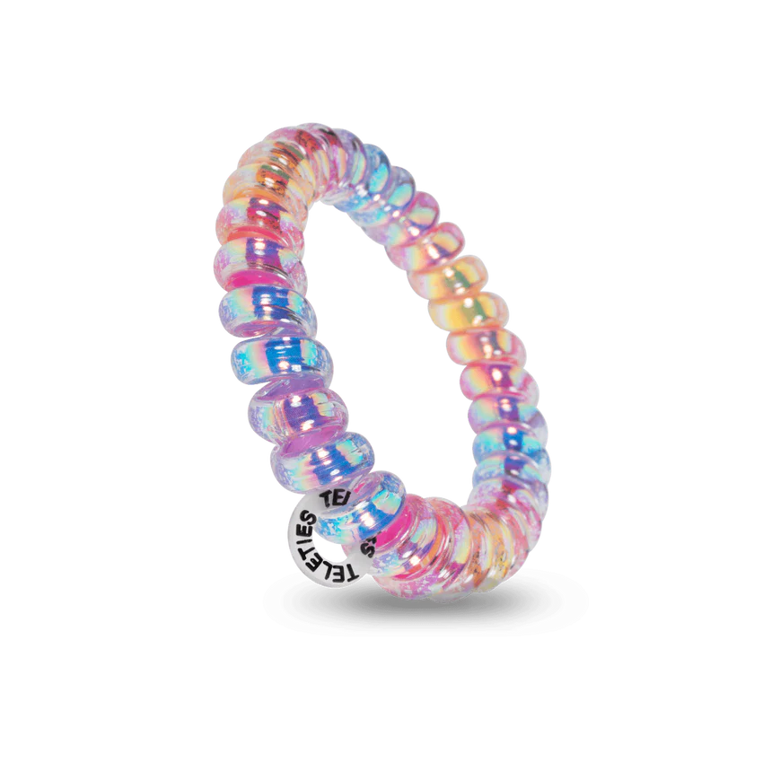Teleties | Eat Glitter for Breakfast - Large Spiral Hair Ties