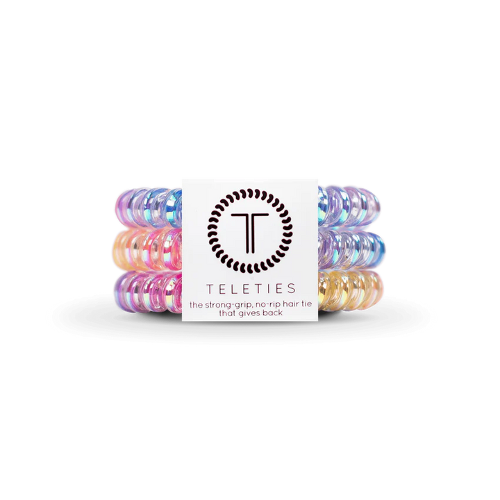 Teleties | Eat Glitter for Breakfast - Small Spiral Hair Ties