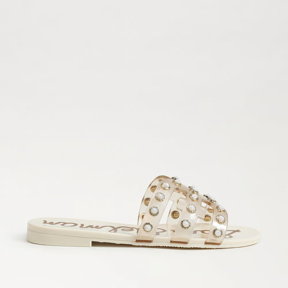 Sam Edelman | Bay Jelly Slide Sandal Transparent Ivory