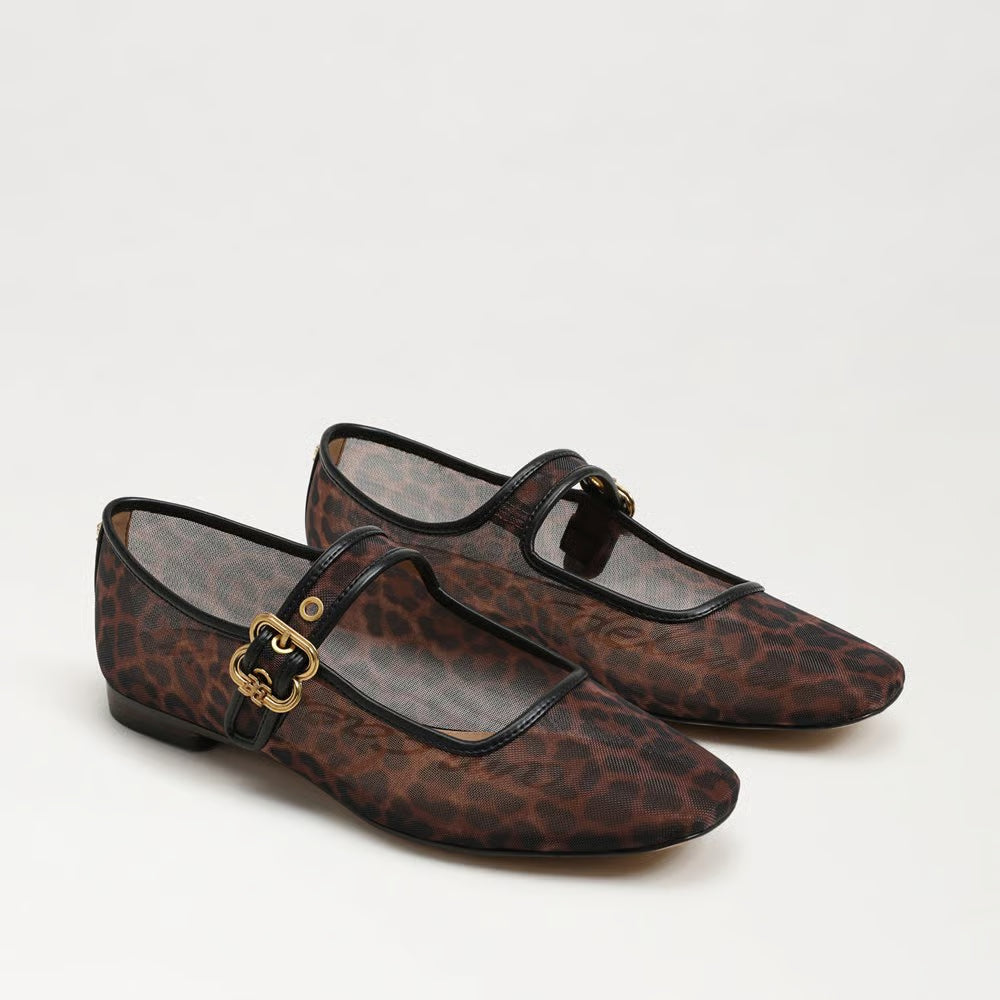 Sam Edelman | Michaela Mesh Mary Jane Flat in Brandy Mesh