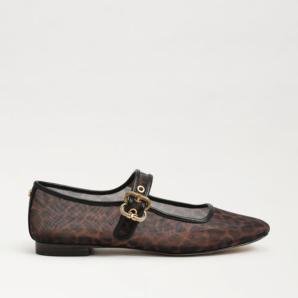 Sam Edelman | Michaela Mesh Mary Jane Flat in Brandy Mesh