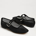 Sam Edelman | Michaela Mesh Mary Jane Flat in Black Dot