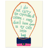 Intuitive Creations 8x10 Poster Prints | Cute Little Bag