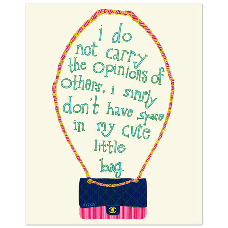 Intuitive Creations 8x10 Poster Prints | Cute Little Bag