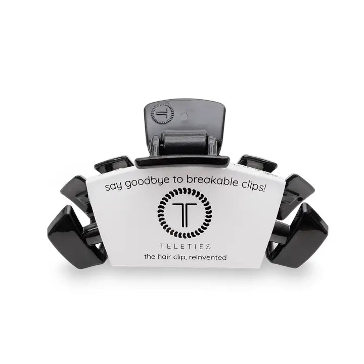 Teleties | Classic Jet Black Small Hair Clip