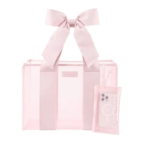 Case-Mate | Ballet Pink Bow Jelly Tote Bag