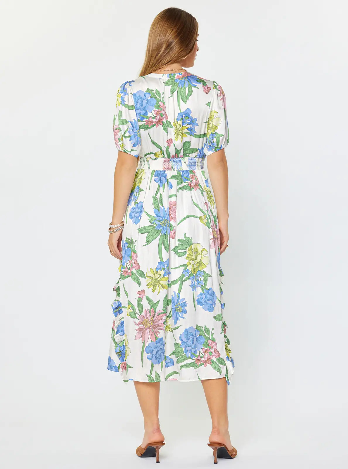 Meadow Bloom Midi Dress