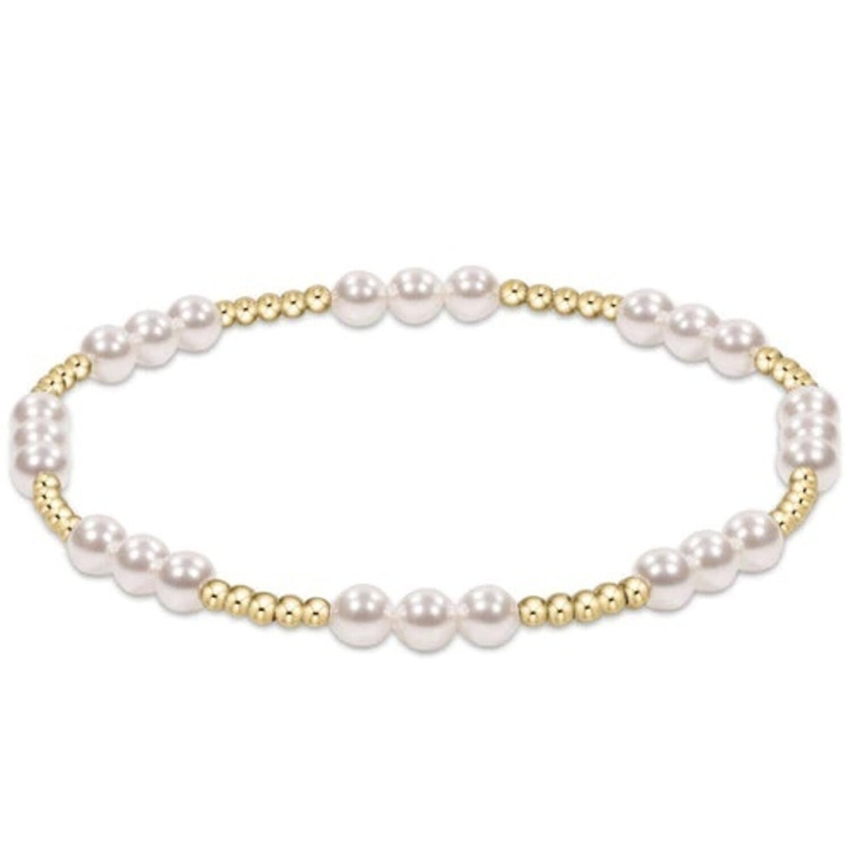 Enewton | Extends Classic Joy Pattern 4mm Bead Bracelet - Pearl