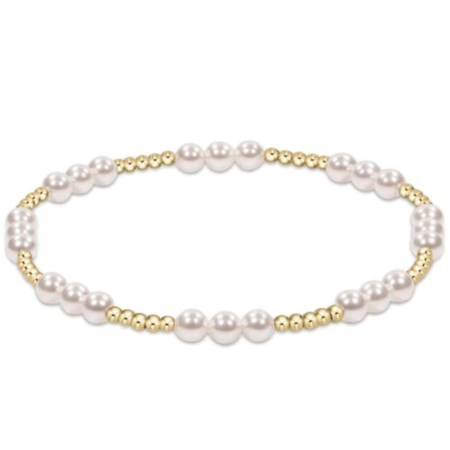 Enewton | Extends Classic Joy Pattern 4mm Bead Bracelet - Pearl