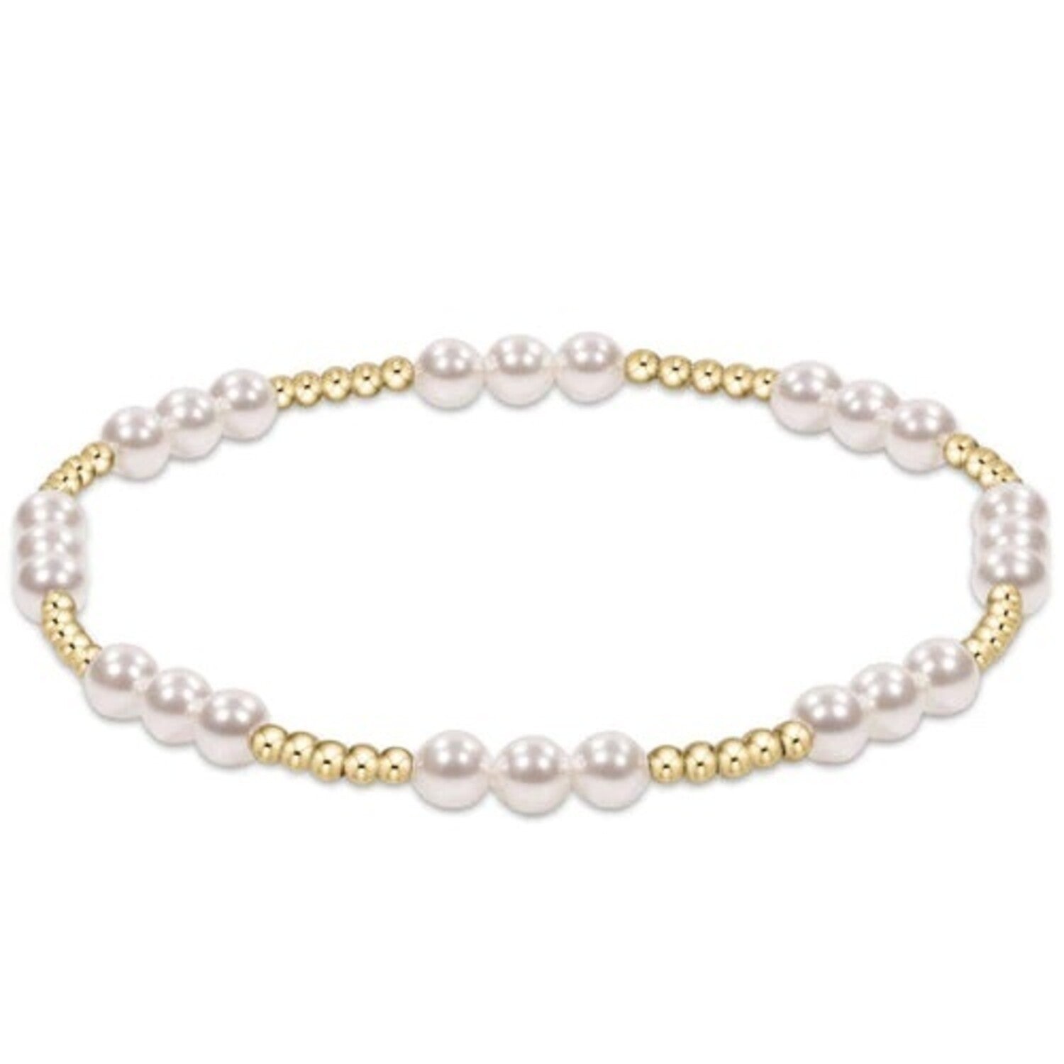 Enewton | Extends Classic Joy Pattern 4mm Bead Bracelet - Pearl