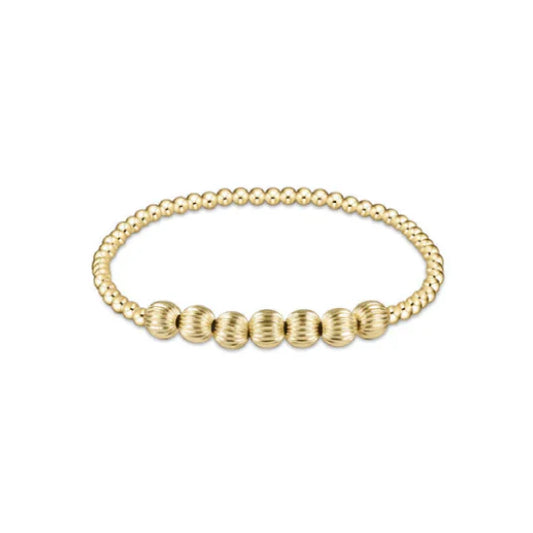 Enewton | Dignity Beaded Bliss 3mm Bead Bracelet - 6mm Gold