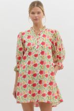 The Fields of Poppies Mini Dress