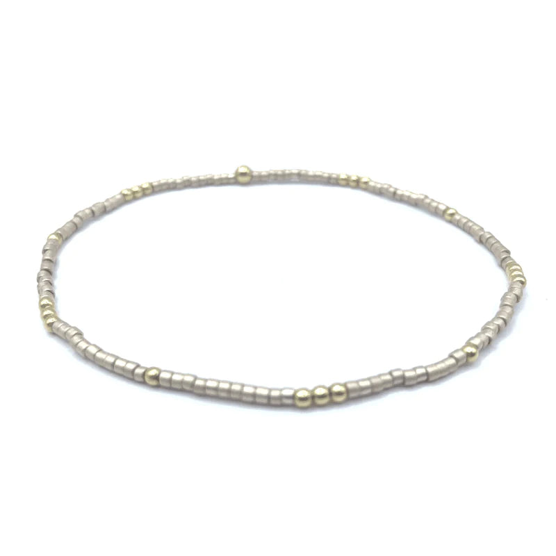 Erin Gray | 2MM Newport Champagne And Gold Filled Bracelet