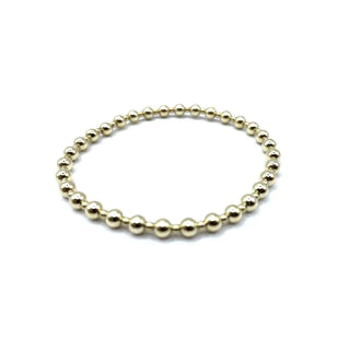 Erin Gray 4MM+2MM+4MM Gold Filled Bead Bracelet